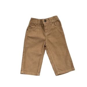 Carter’s  Boys Pants Sz 6Months Golden Brown Elastic Waist Corduroy Bottoms NWT